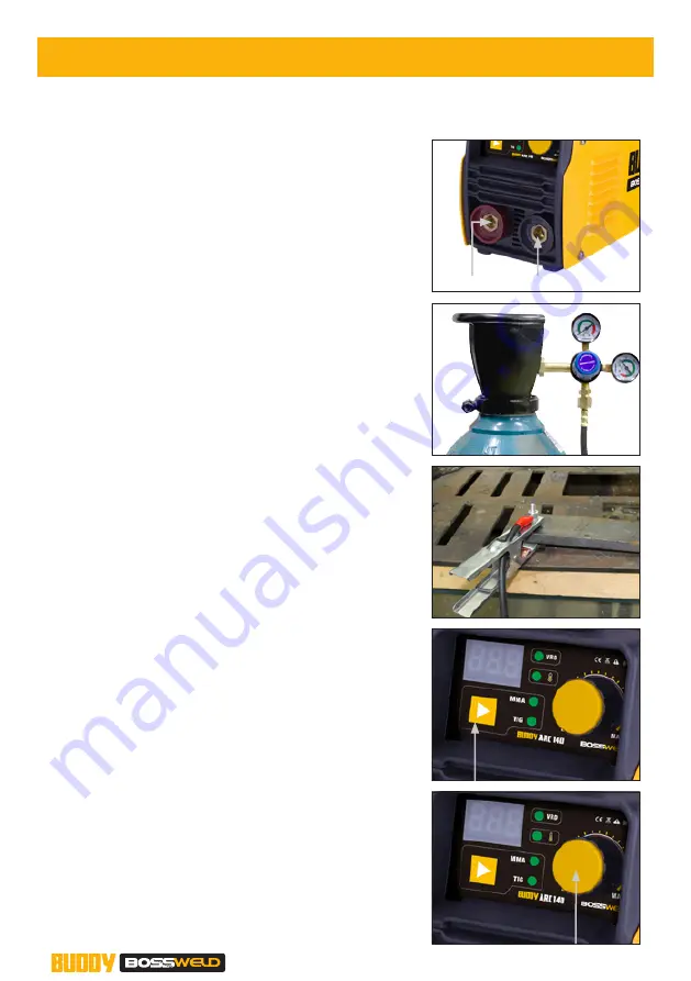 BossWeld BUDDY ARC 140 Instruction Manual Download Page 8