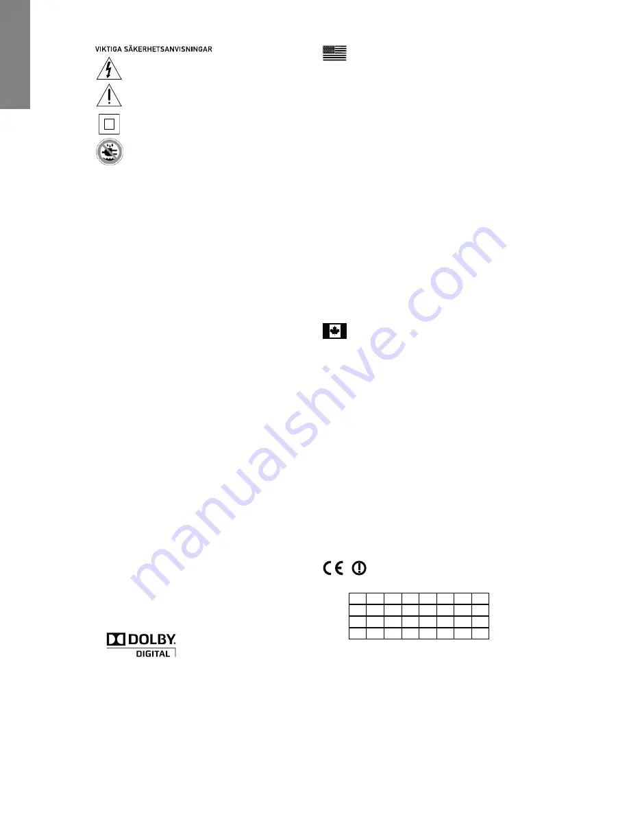 Boston Acoustics SoundWare XS Digital Cinema Owner'S Manual Download Page 43