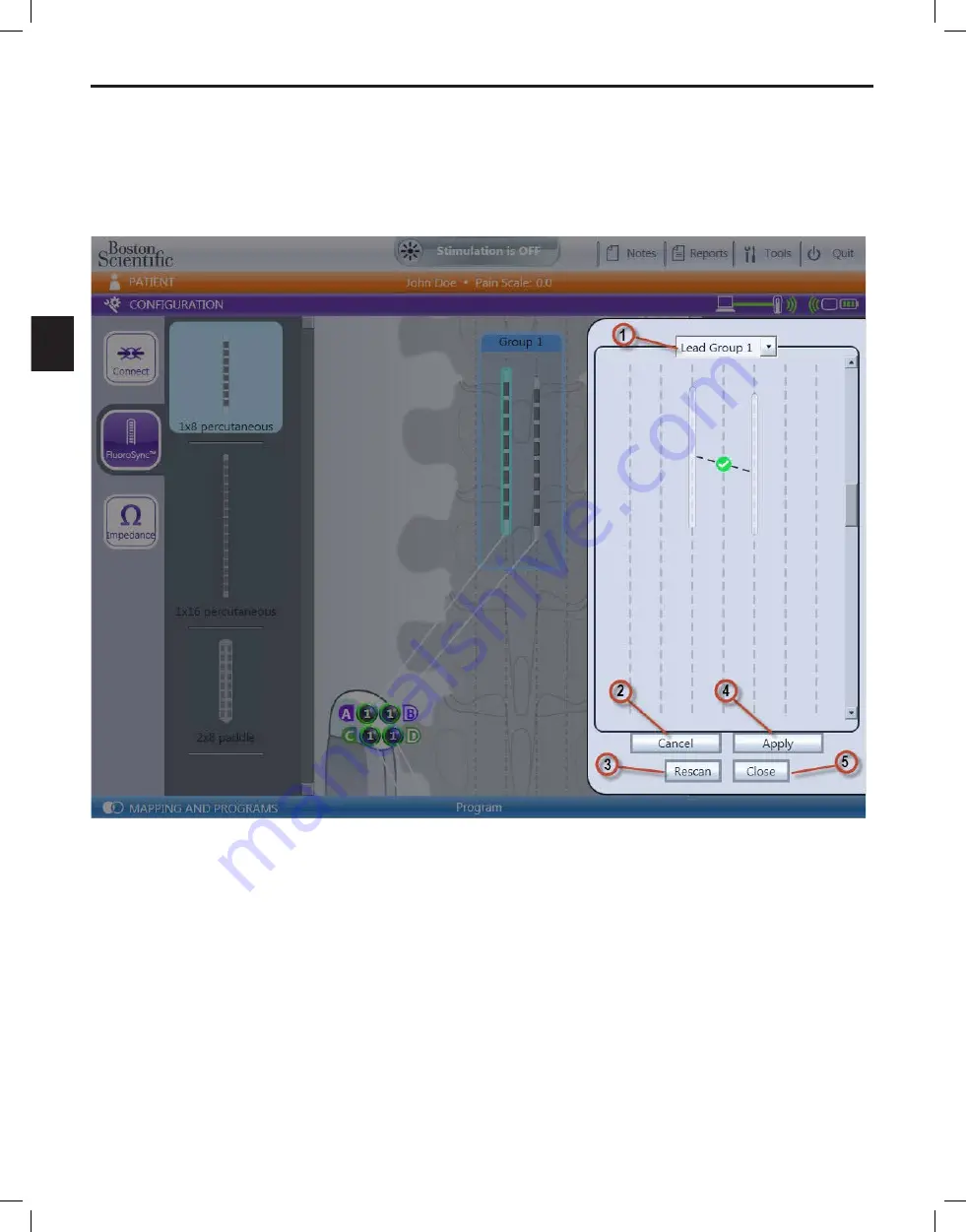 Boston Scientific Bionic Navigator 3d NM-7153-11A System Programming Manual Download Page 32