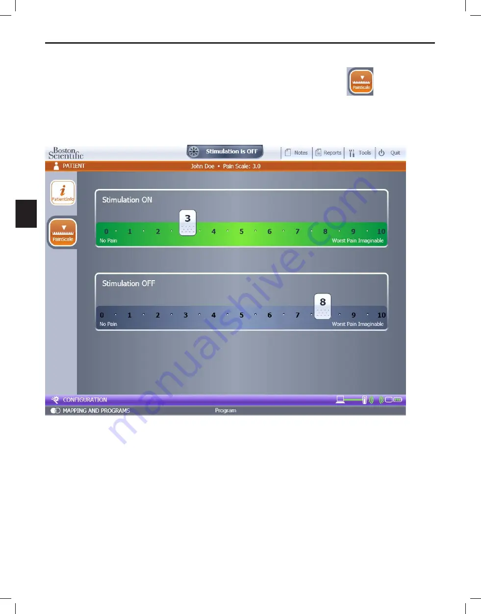 Boston Scientific Bionic Navigator 3d NM-7153-11A System Programming Manual Download Page 92