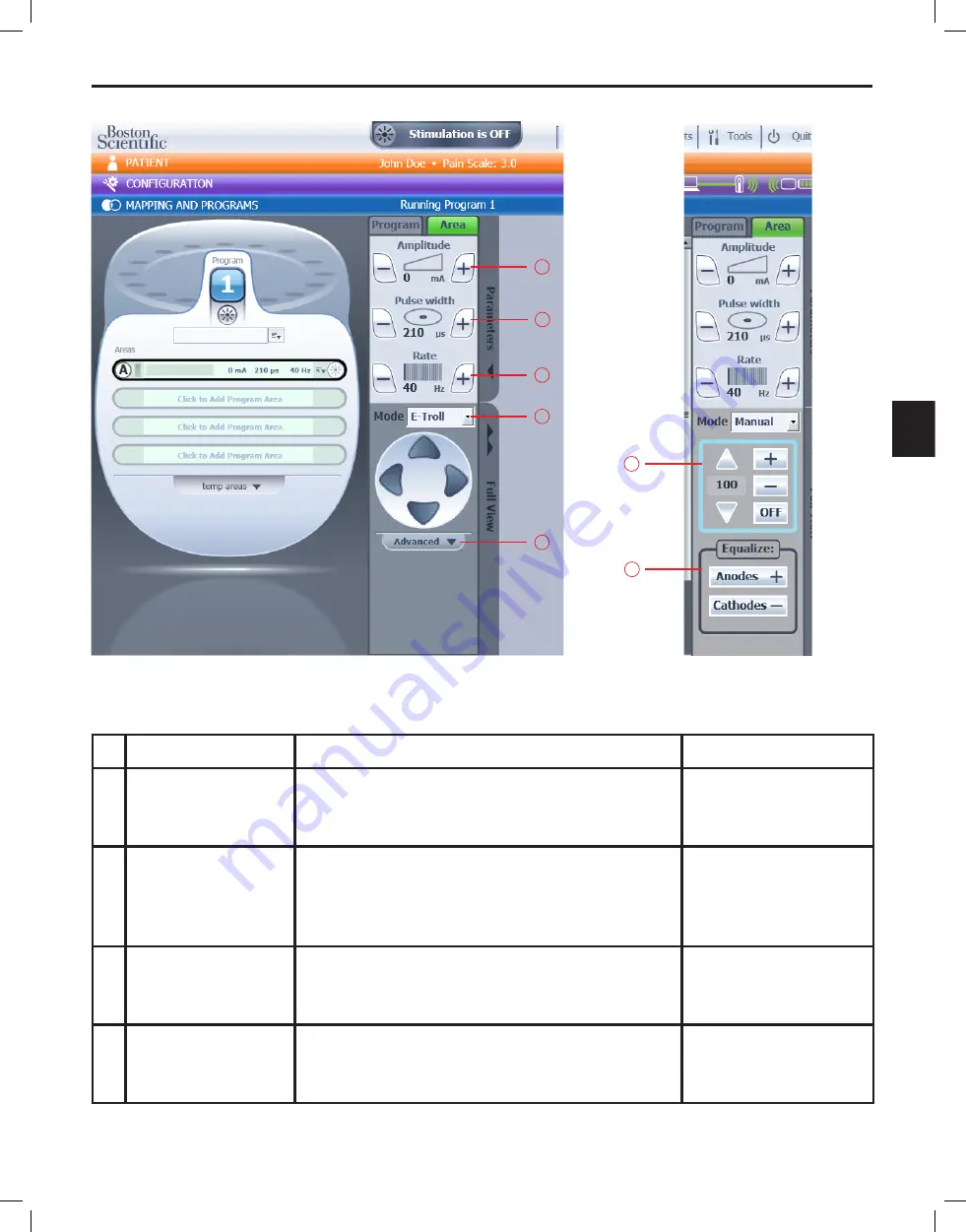 Boston Scientific Bionic Navigator 3d NM-7153-11A System Programming Manual Download Page 125