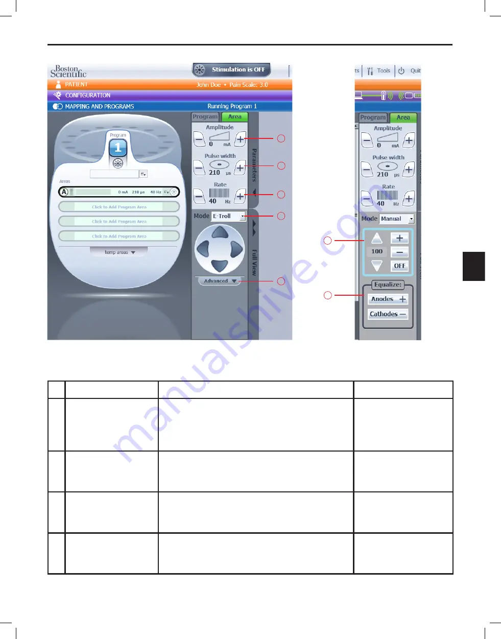 Boston Scientific Bionic Navigator 3d NM-7153-11A System Programming Manual Download Page 203