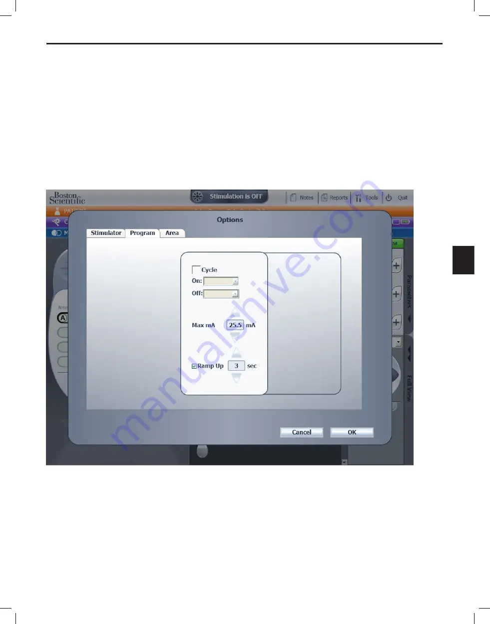 Boston Scientific Bionic Navigator 3d NM-7153-11A System Programming Manual Download Page 215