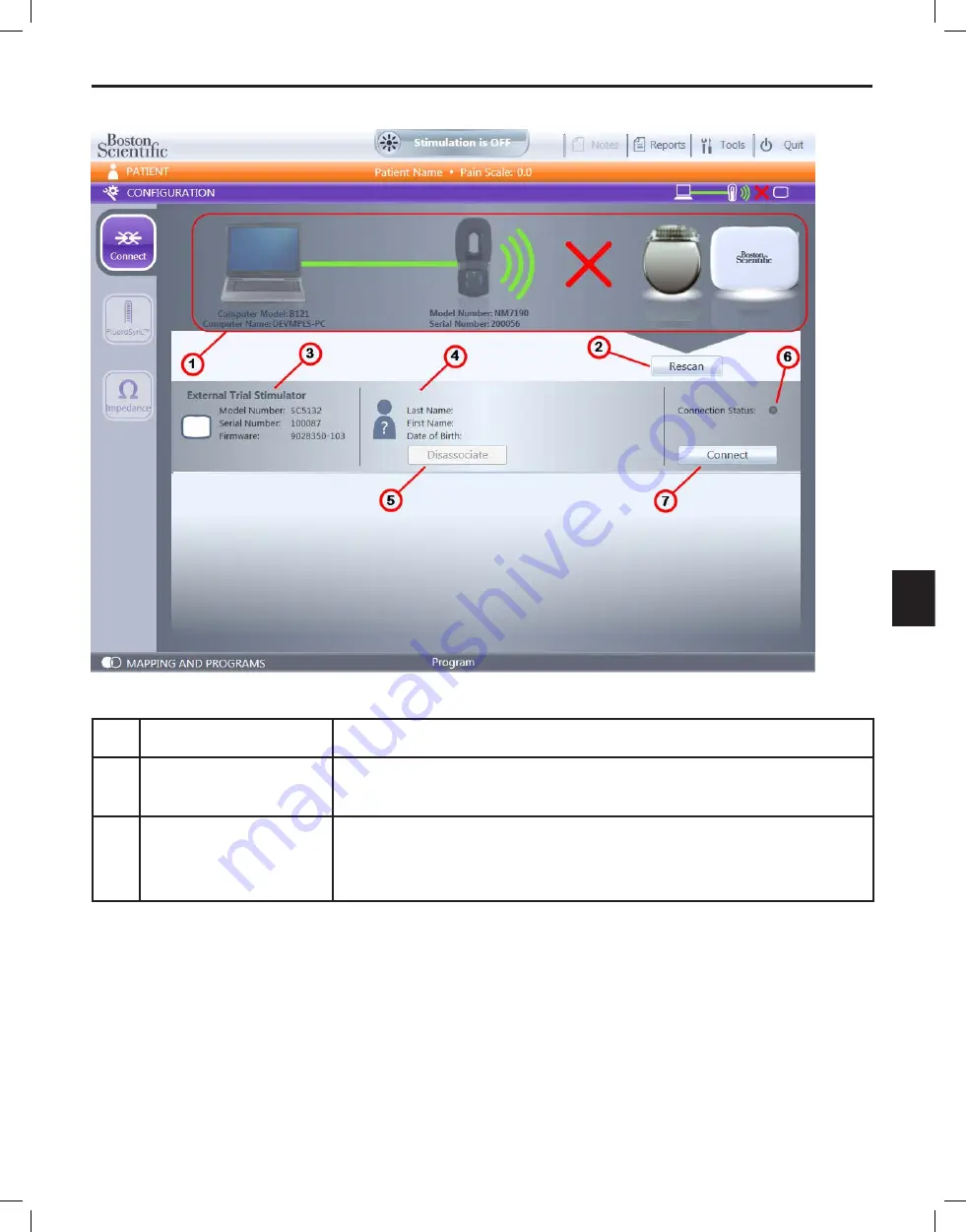 Boston Scientific Bionic Navigator 3d NM-7153-11A System Programming Manual Download Page 251