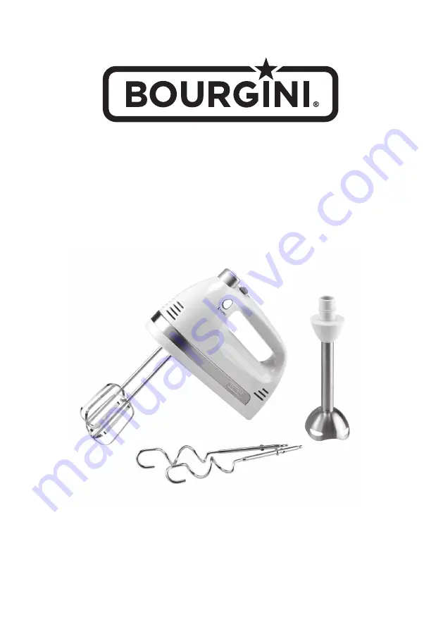 Bourgini 22.1004.00.00 Instructions Manual Download Page 1