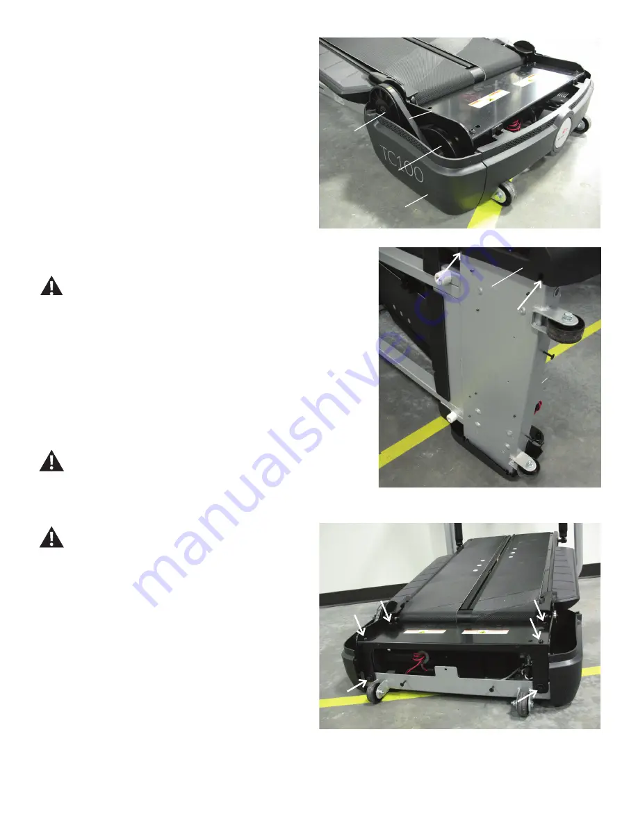 Bowflex TreadClimber TC100 Service Manual Download Page 62