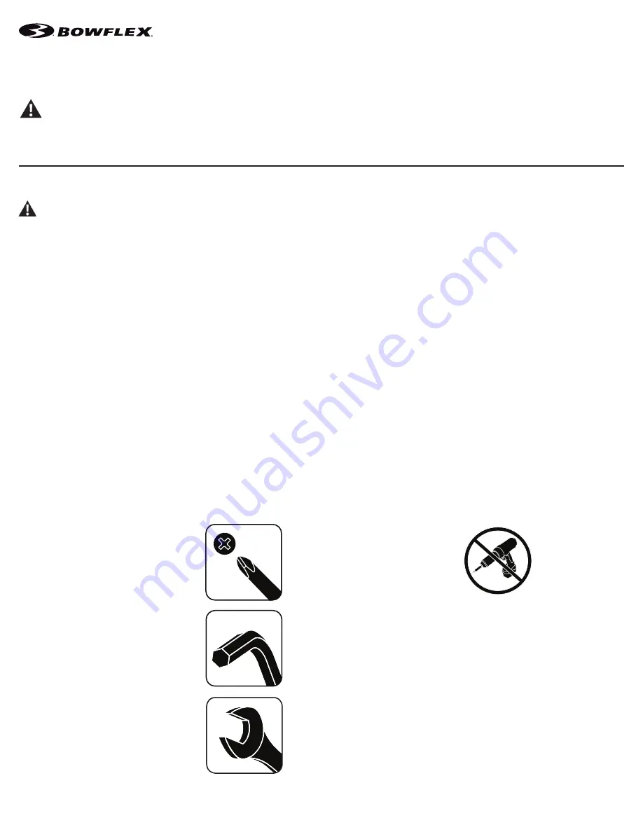 Bowflex TreadClimber TC100 Service Manual Download Page 77