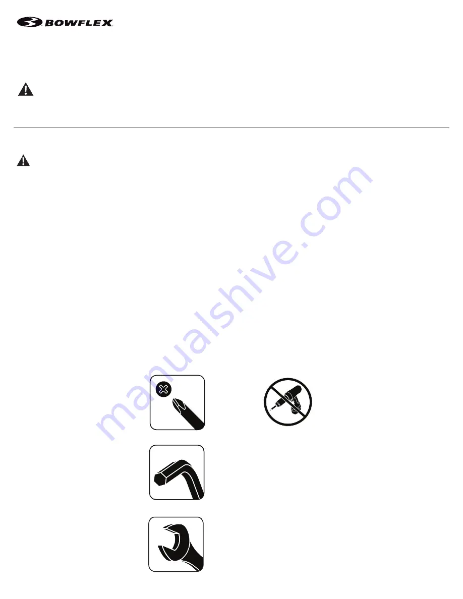 Bowflex TreadClimber TC100 Service Manual Download Page 87