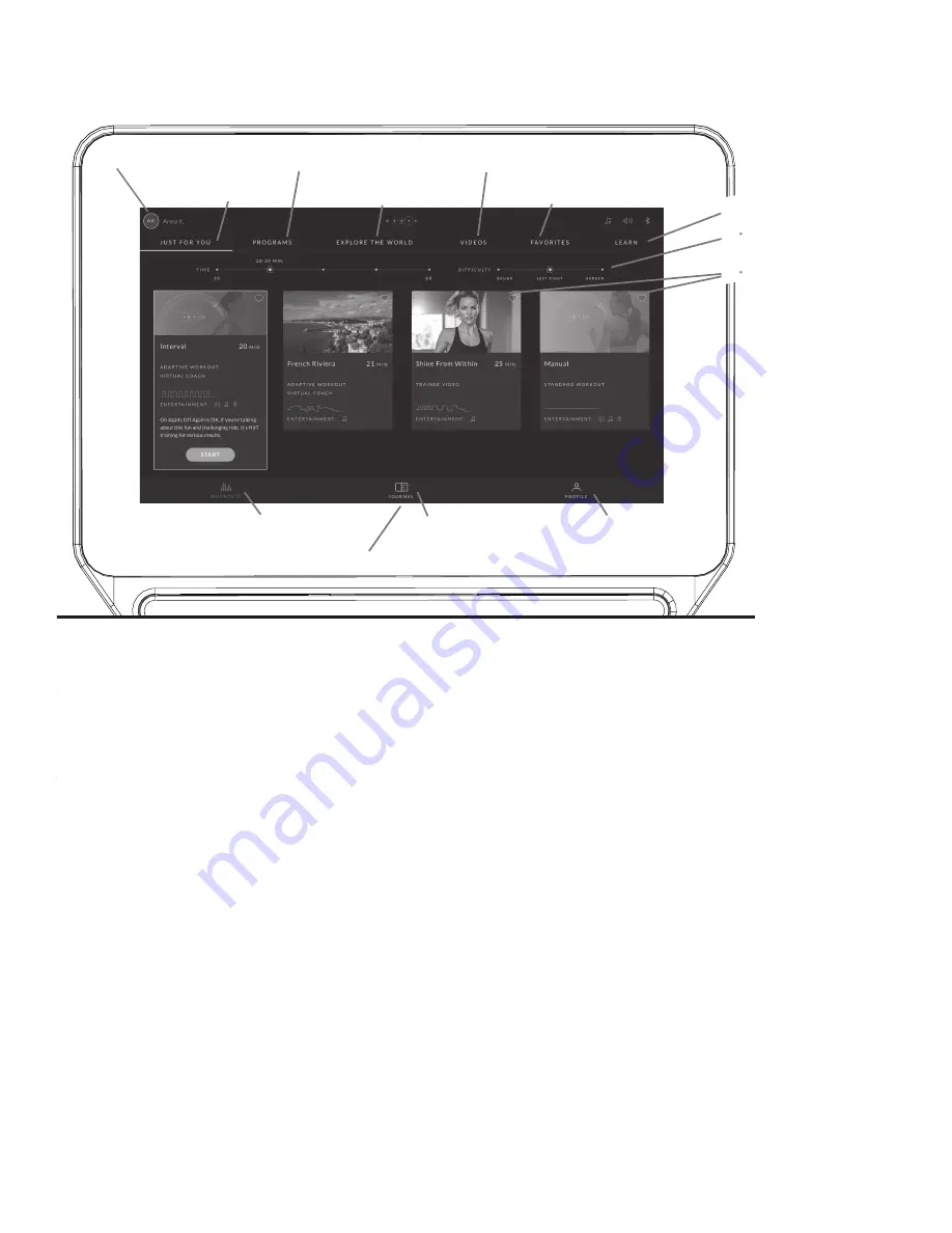 Bowflex Treadmill 10 Assembly & Owners Manual Download Page 31