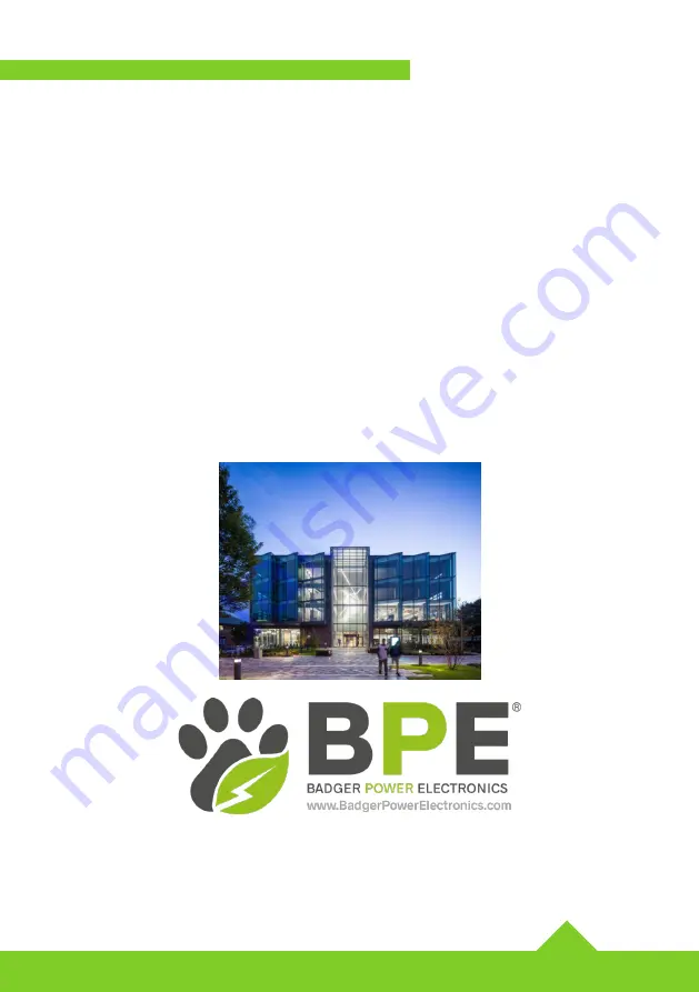 BPE PowerDepot BPE-LFP-5.12-WM User Manual Download Page 16