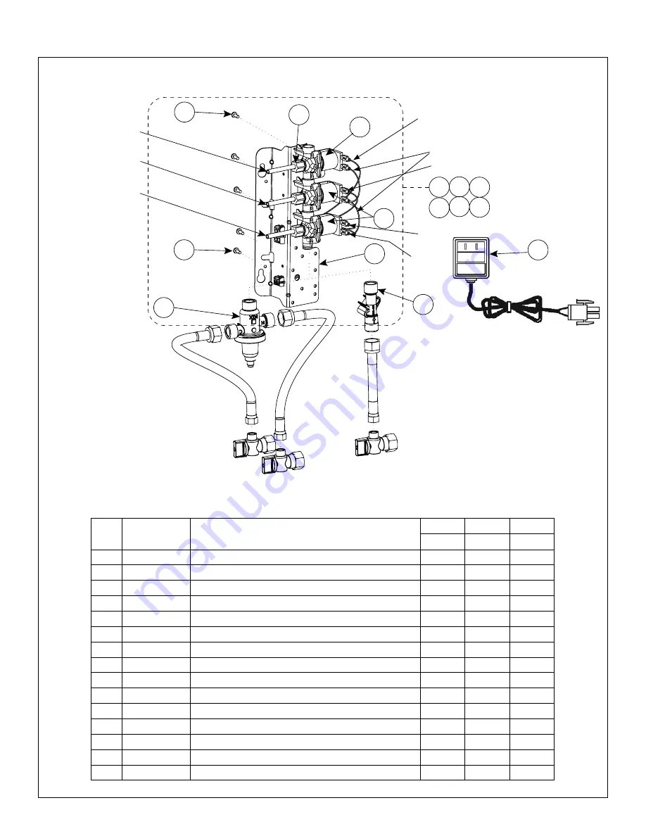 Bradley Corner-Fount MF2922 Parts & Service Download Page 3