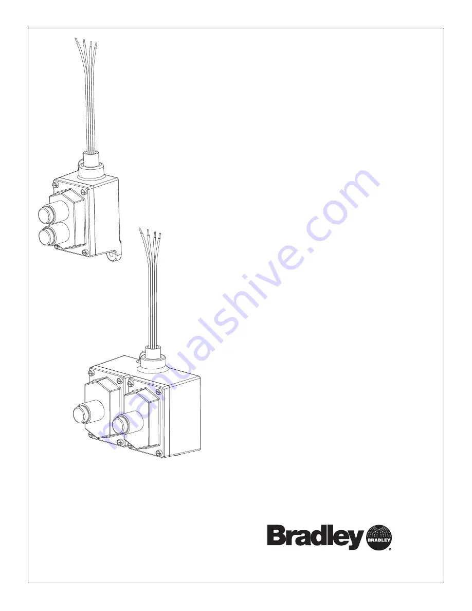 Bradley S19-879EXP2A Installation Manual Download Page 1