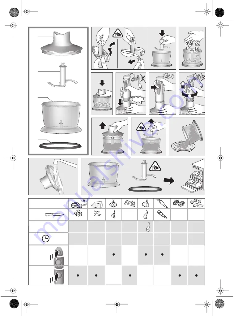 Braun MR 330 Sauce Manual Download Page 4