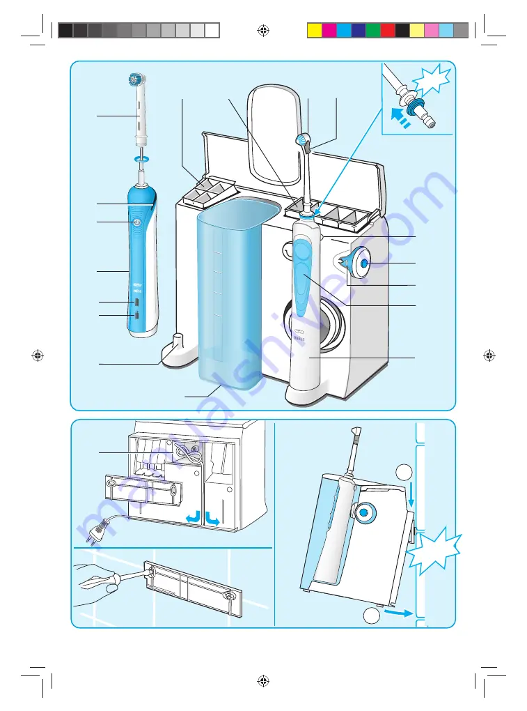 Braun Oral-B OXYJET+ 3000 Скачать руководство пользователя страница 3