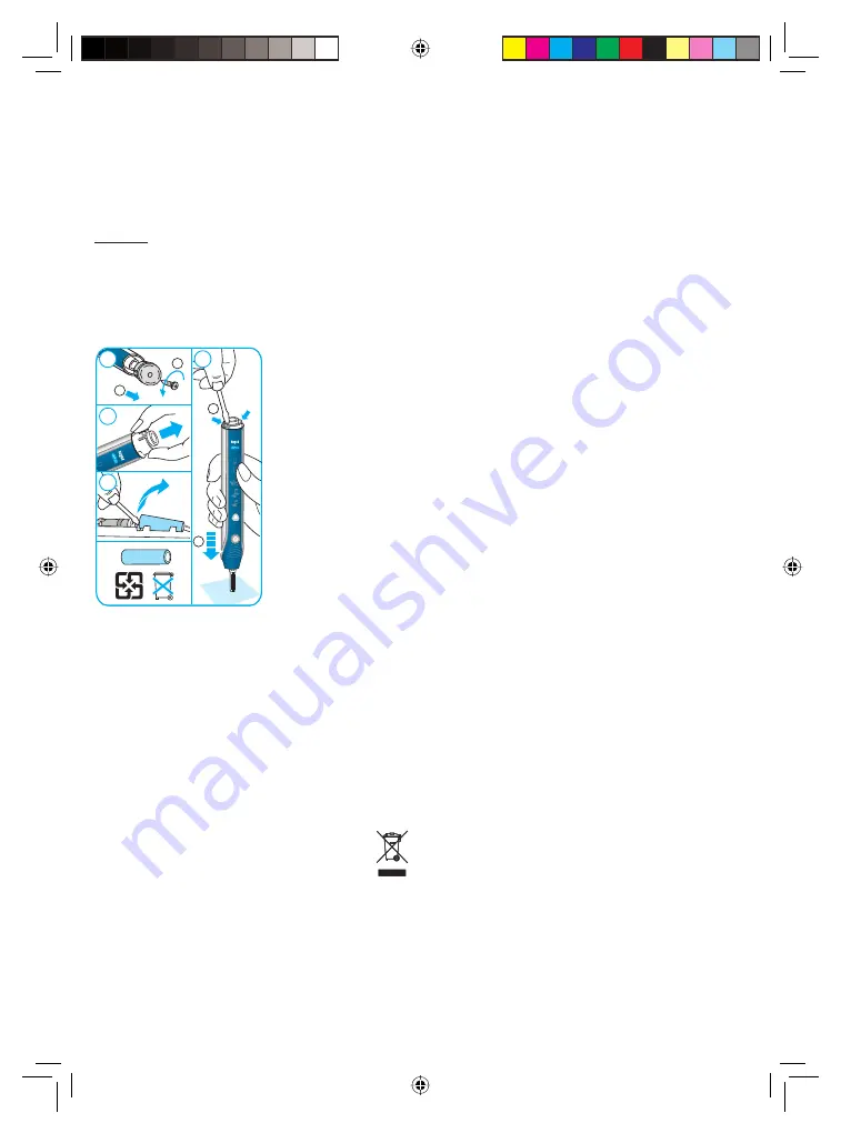 Braun Oral-B Pulsonic S26.523.3 Quick Manual Download Page 9