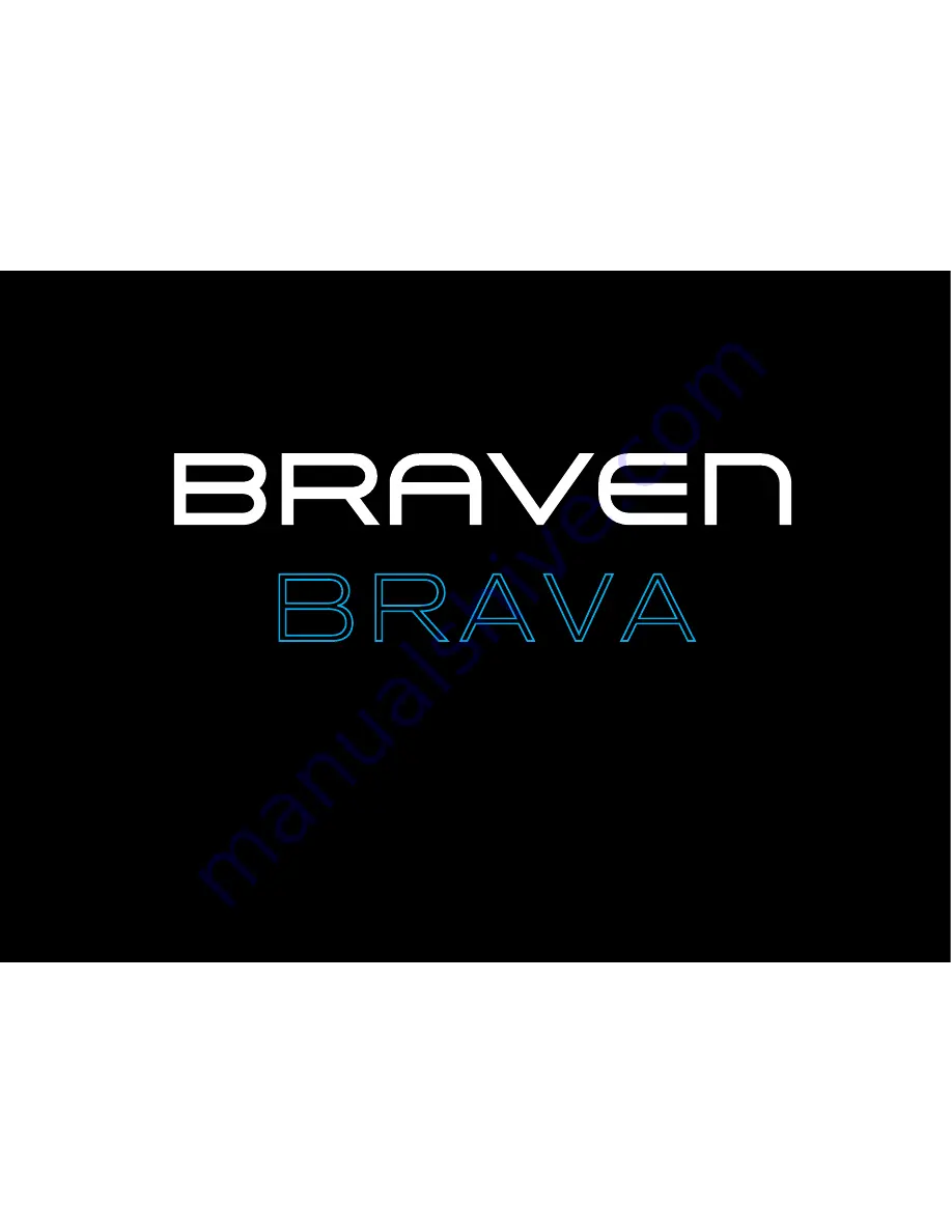 Braven BRAVA Quick Start Manual Download Page 1