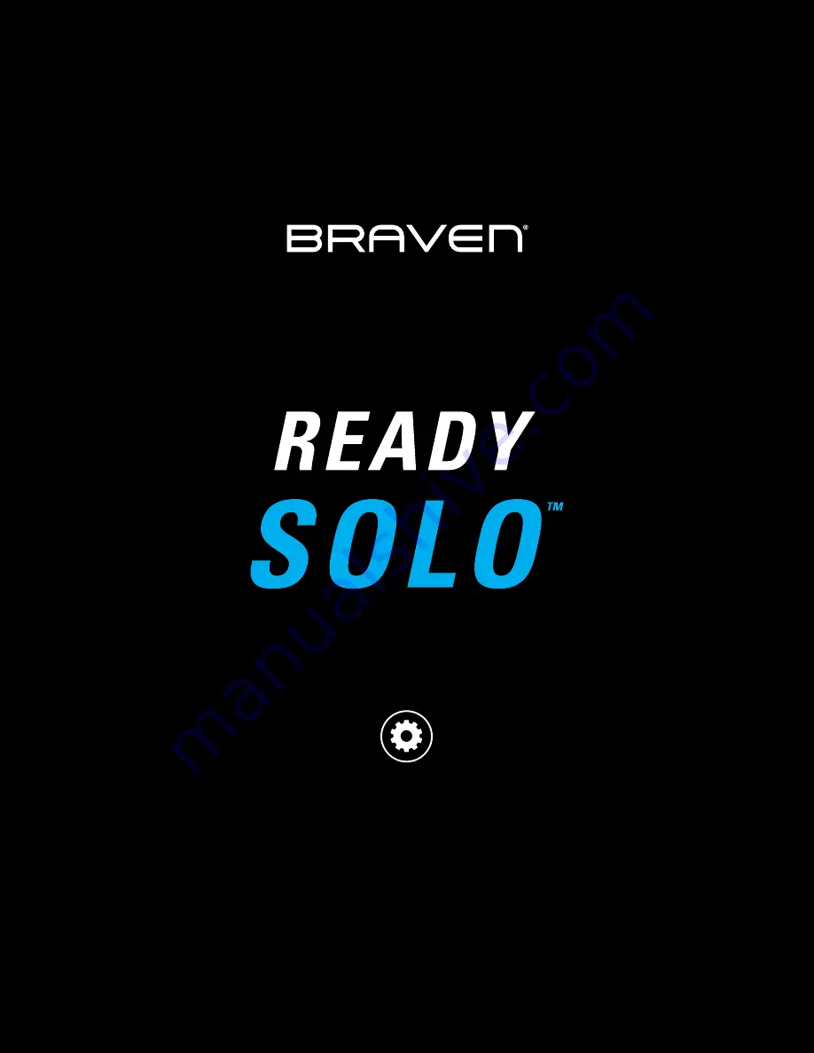 Braven Ready SOLO Скачать руководство пользователя страница 1