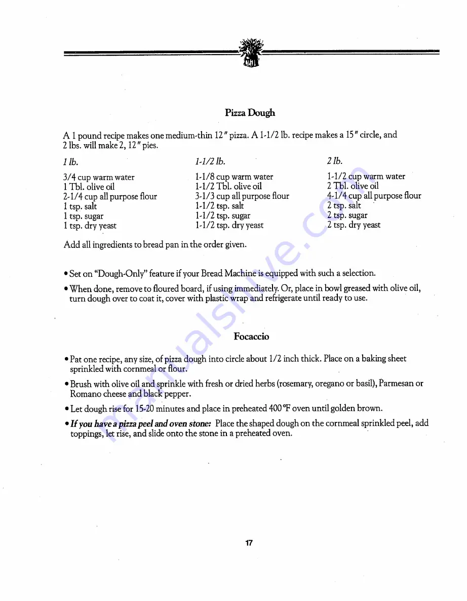 Breadman TR800 Instruction Manual Download Page 46