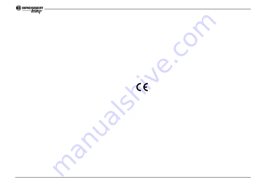 Bresser Junior 8851301 Operating Instructions Manual Download Page 6