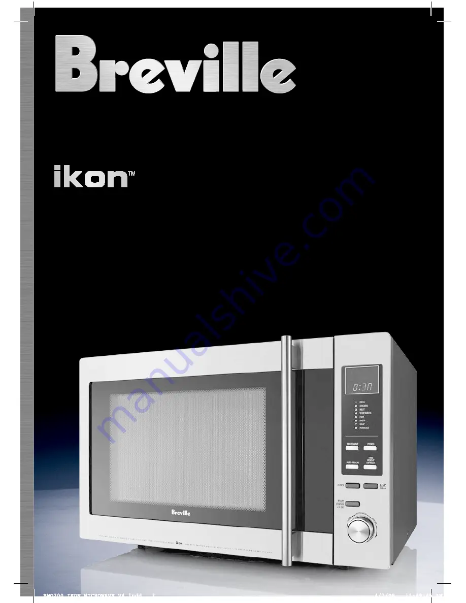 Breville ikon BMO200 Instructions Manual Download Page 1