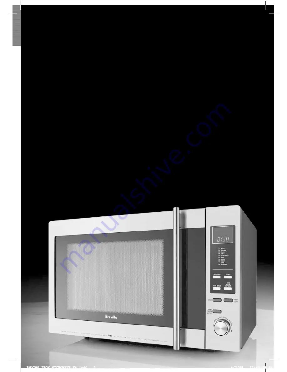 Breville ikon BMO200 Instructions Manual Download Page 3