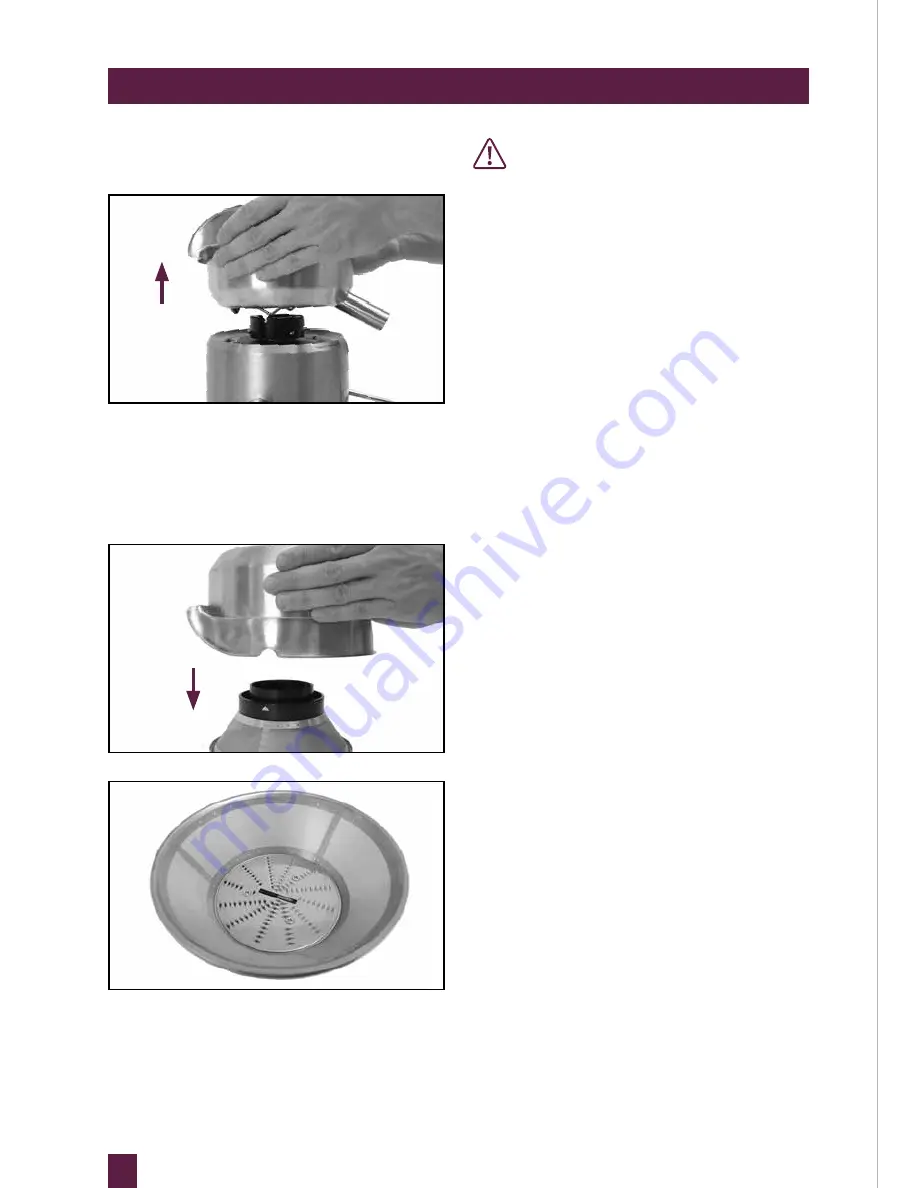 Breville JUICE FOUNTAIN ELITE 800JEXL /B Instruction Booklet Download Page 16