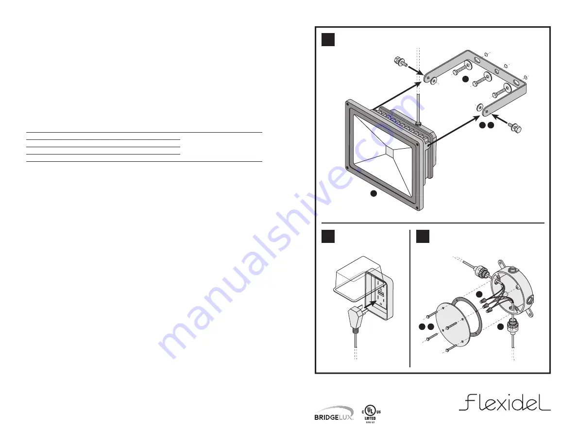 BridgeLux Flexidel BASIC-FLOOD-10W Скачать руководство пользователя страница 2