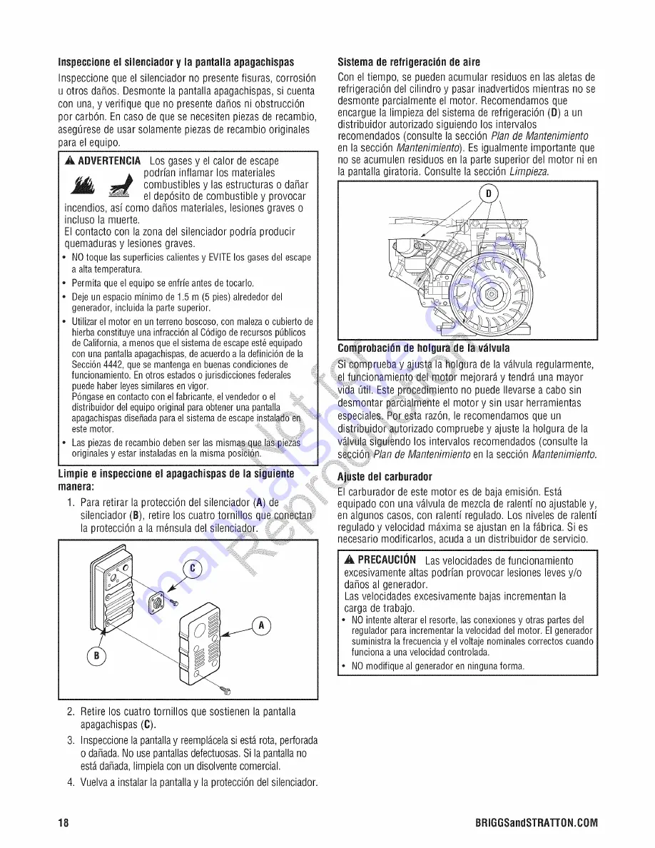 Briggs & Stratton 030467-0 Скачать руководство пользователя страница 46