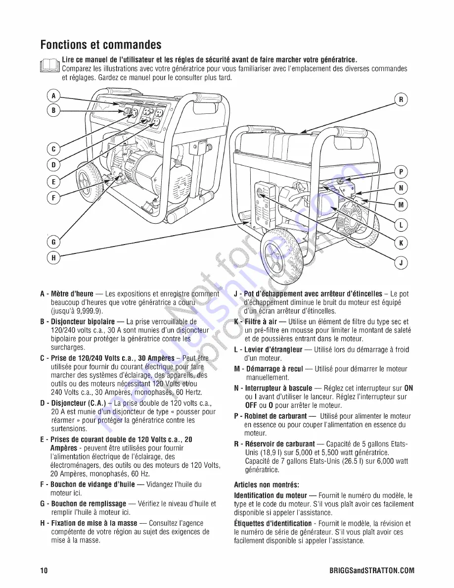 Briggs & Stratton 030467-0 Скачать руководство пользователя страница 62