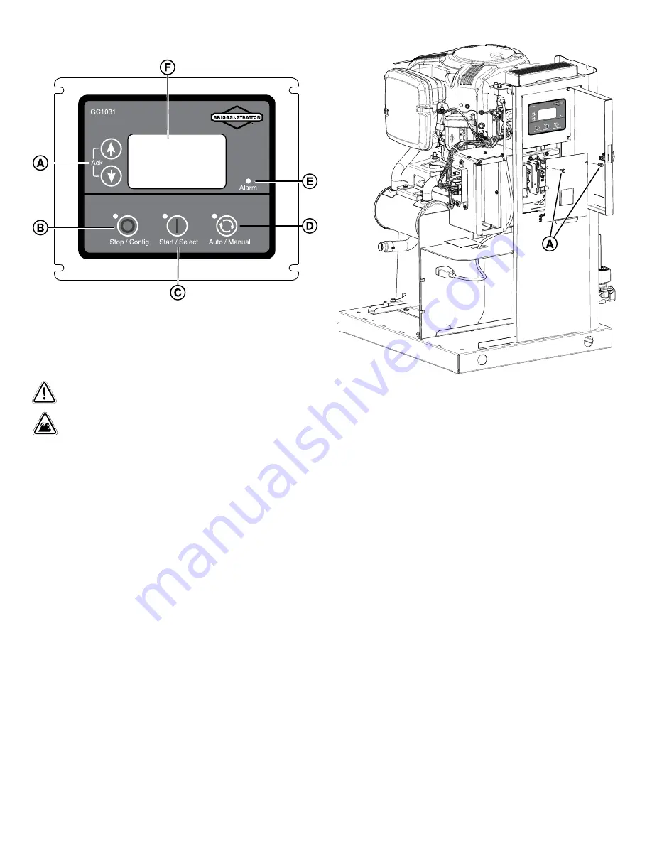 Briggs & Stratton 12KW Скачать руководство пользователя страница 68