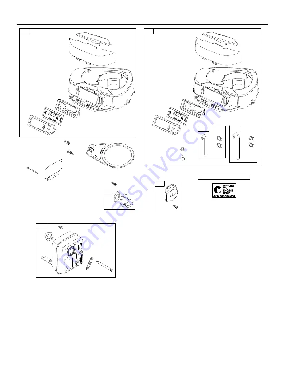 Briggs & Stratton 31H700 Series Illustrated Parts List Download Page 6