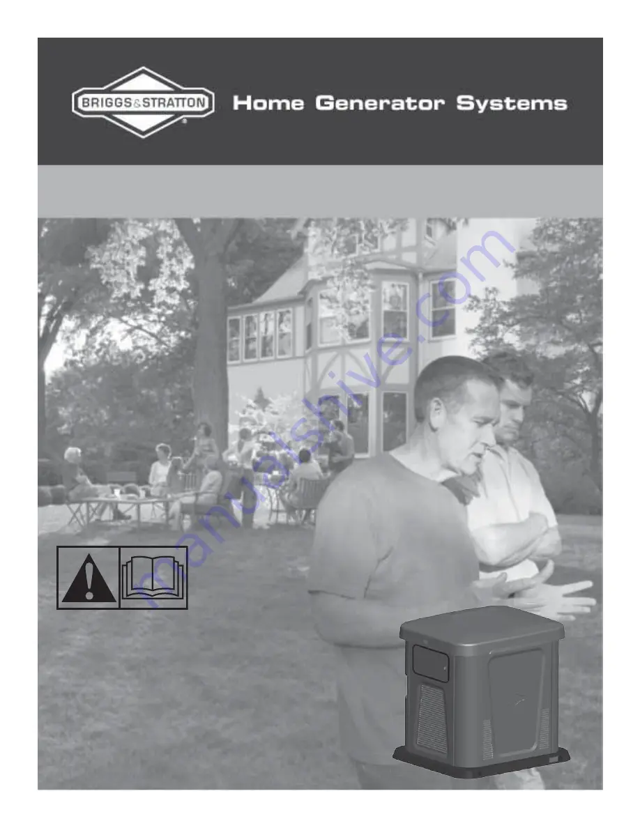 Briggs & Stratton Home Generator Operator'S Manual Download Page 1