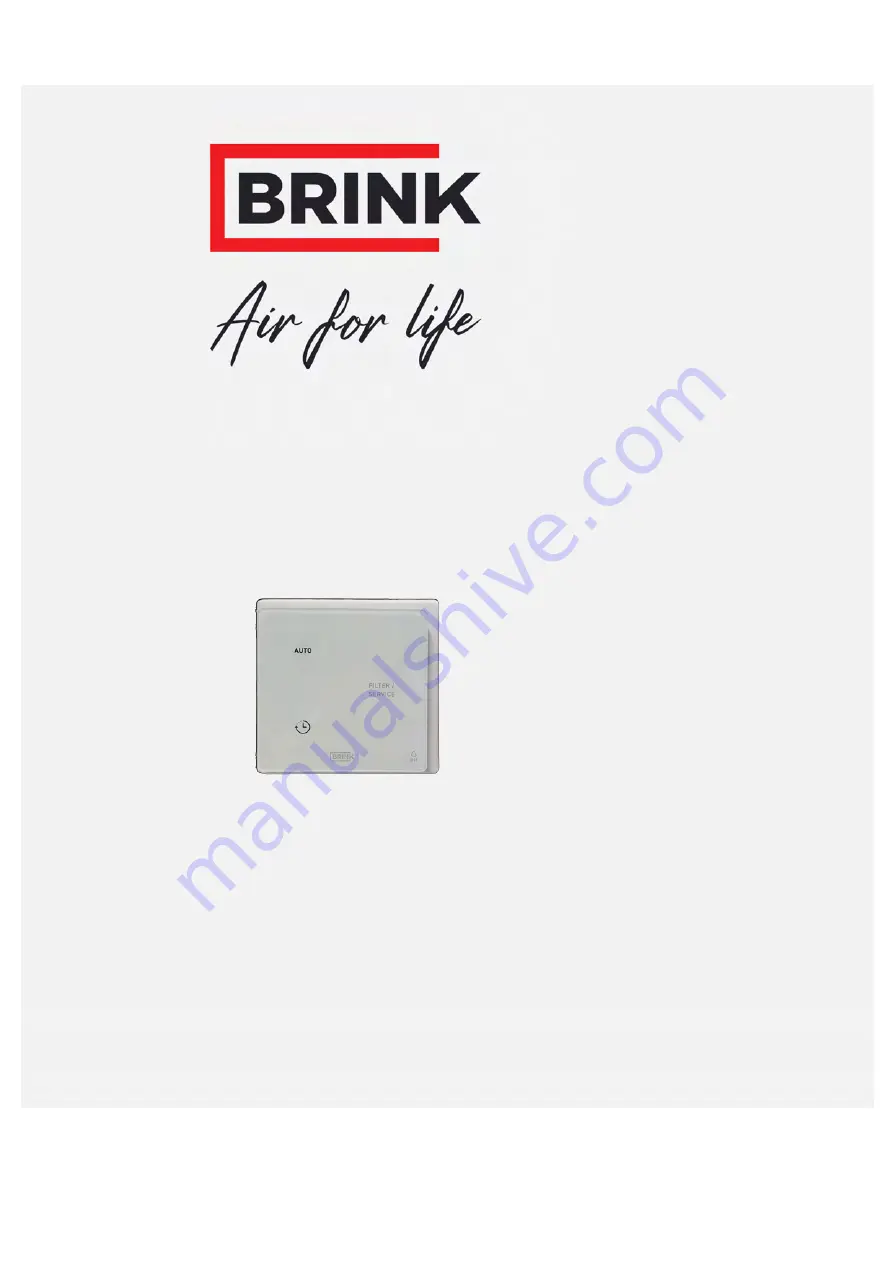 Brink Air for life Скачать руководство пользователя страница 1