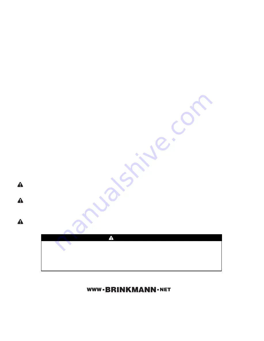 Brinkmann 2410 Owner'S Manual Download Page 3