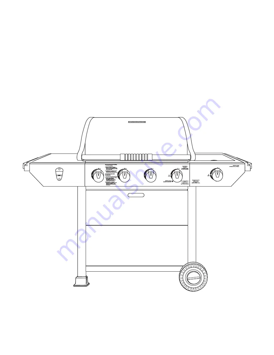 Brinkmann 4 Burner Gas Grill Owner'S Manual Download Page 59