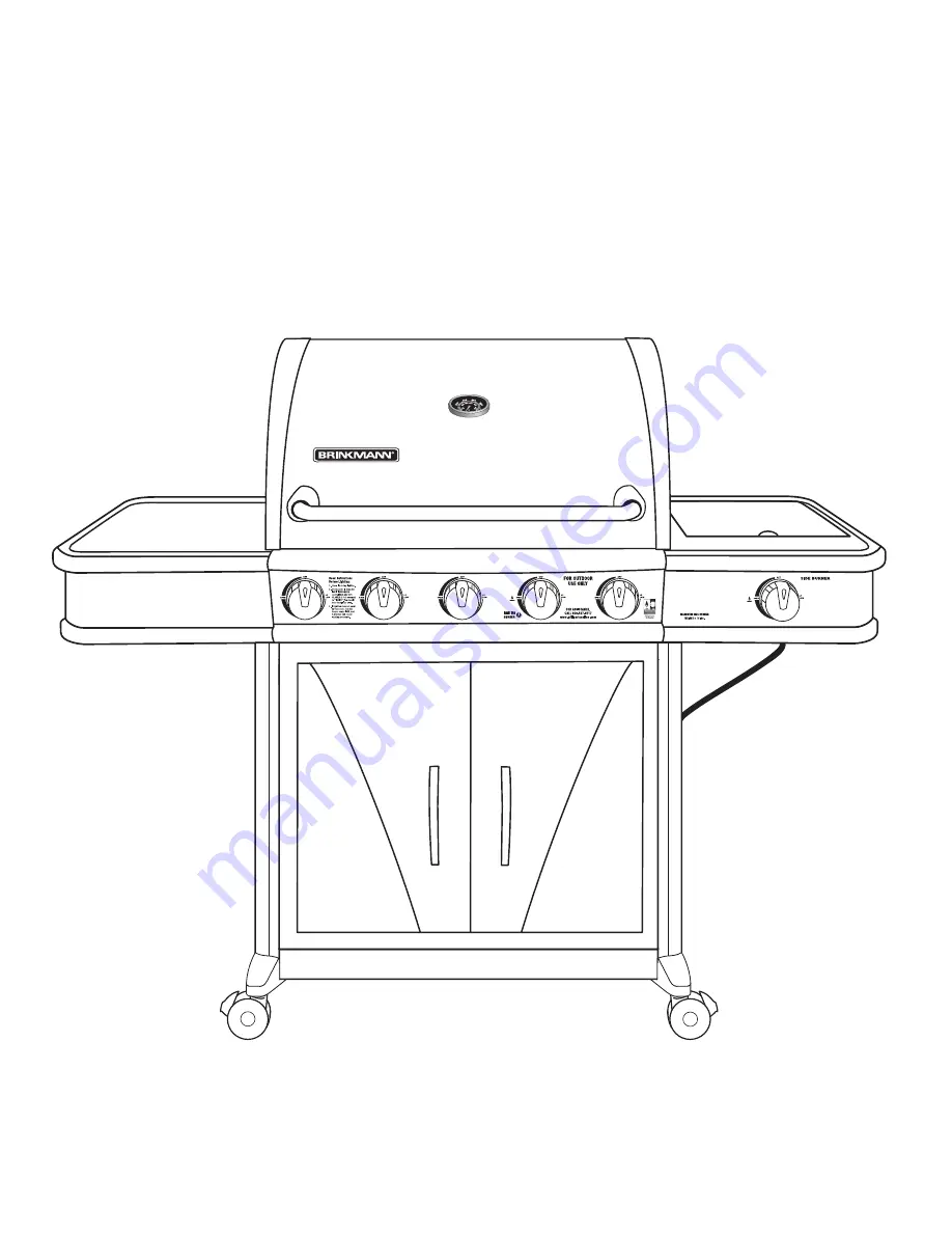 Brinkmann 5 Burner Gas Grill with Smoker Owner'S Manual Download Page 63