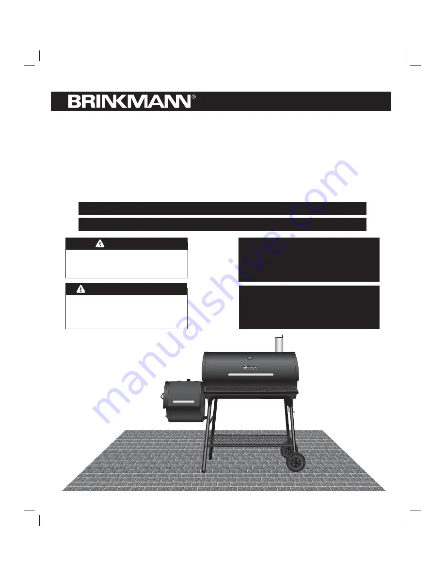 Brinkmann 810-3015-S Скачать руководство пользователя страница 1