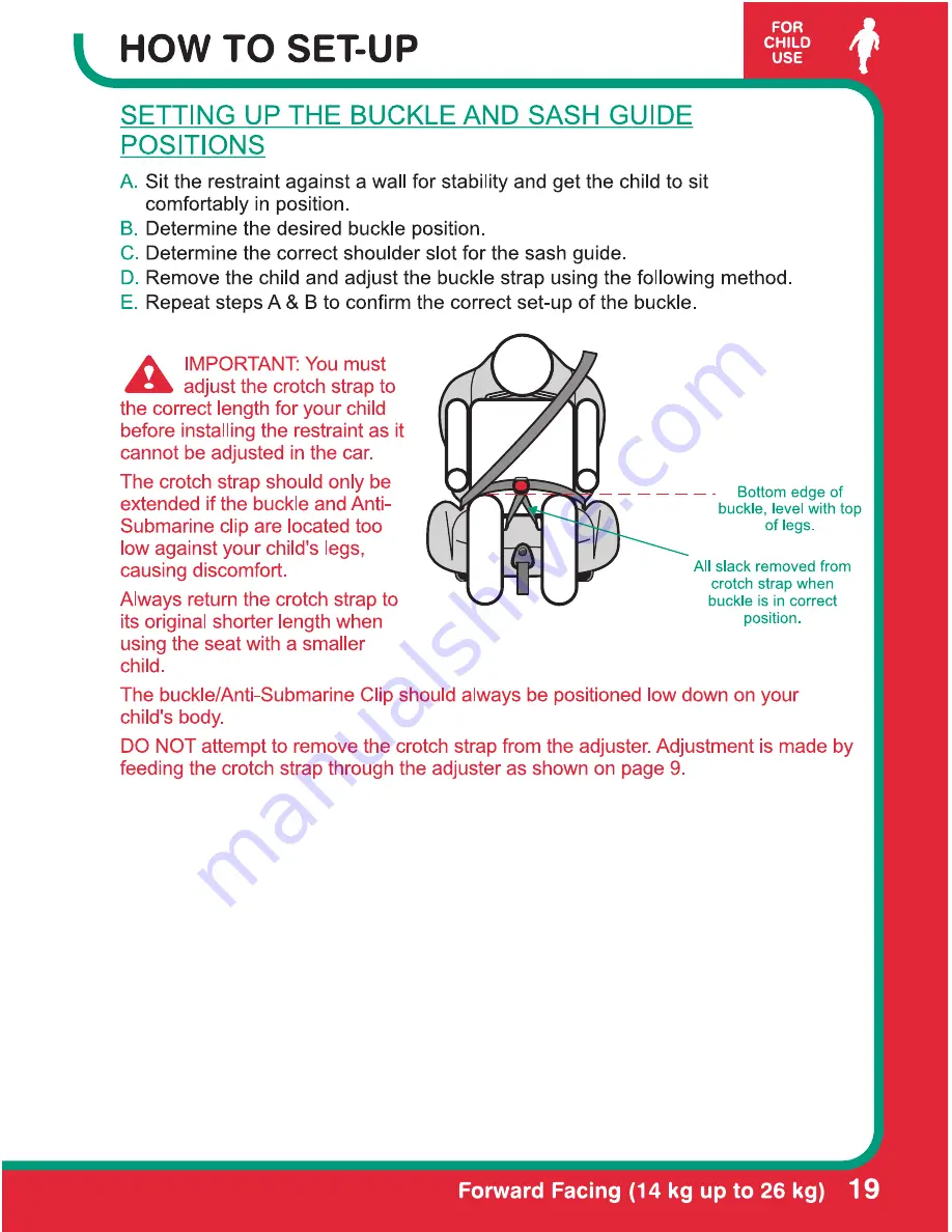 Britax 8000/A/2004 Series Скачать руководство пользователя страница 19