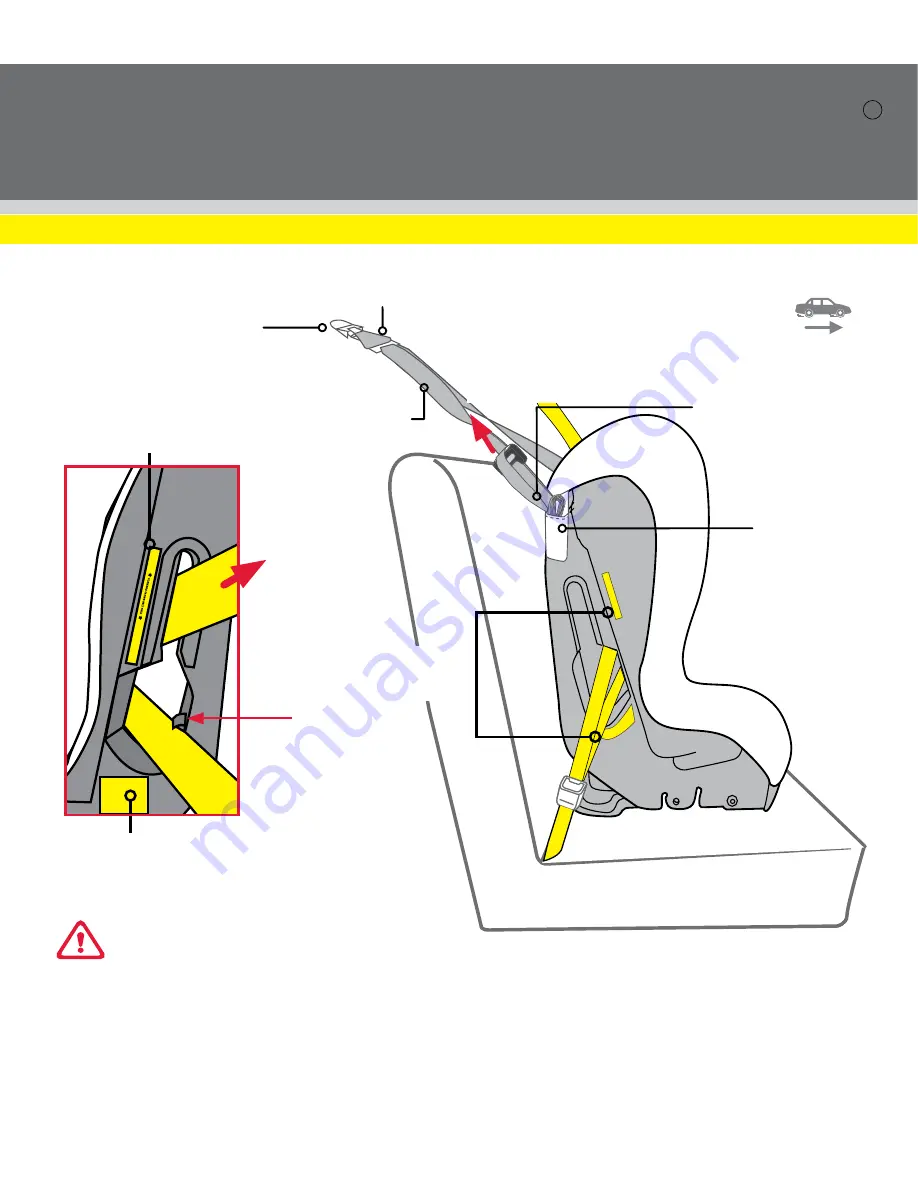 Britax CONVERTIBLE CHILDRESTRAINT Instruction Book Download Page 44