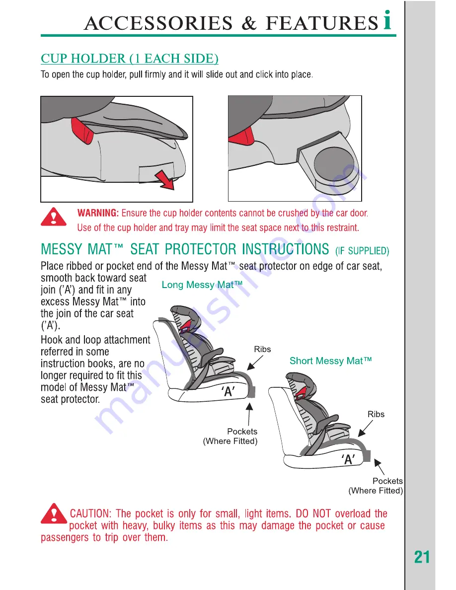 Britax HI-LINER SG Manual Download Page 21