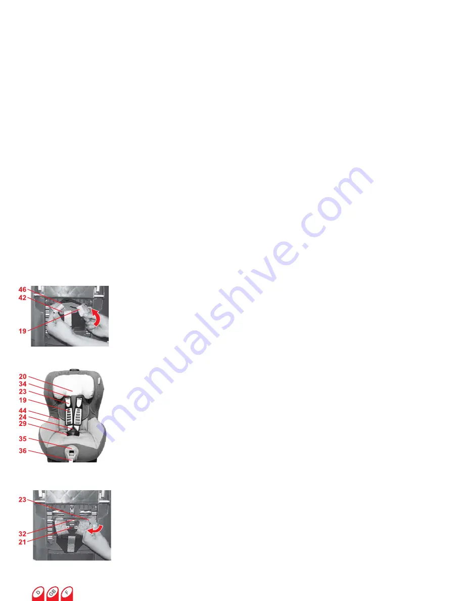 Britax KING PLUS - ANNEXE 599 Manual Download Page 24