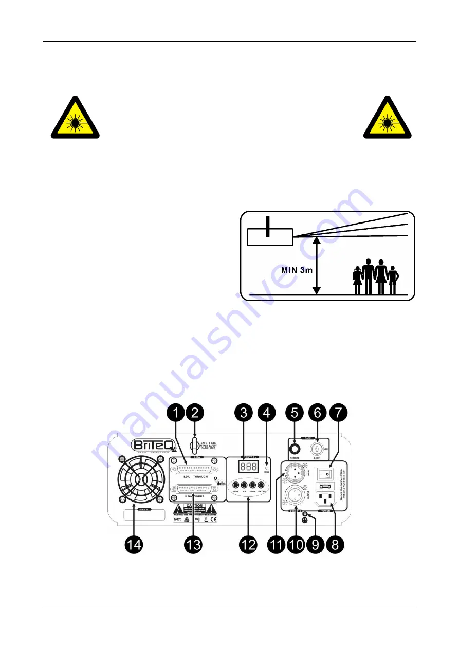 Briteq Spectra 3D Laser User Manual Download Page 5