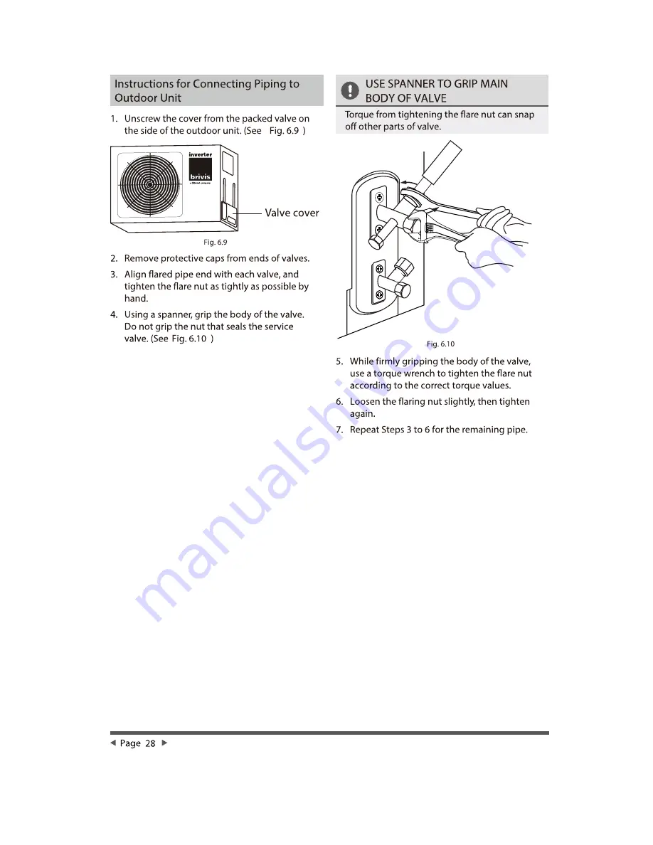 Brivis HINBT25 Installation Manual Download Page 28