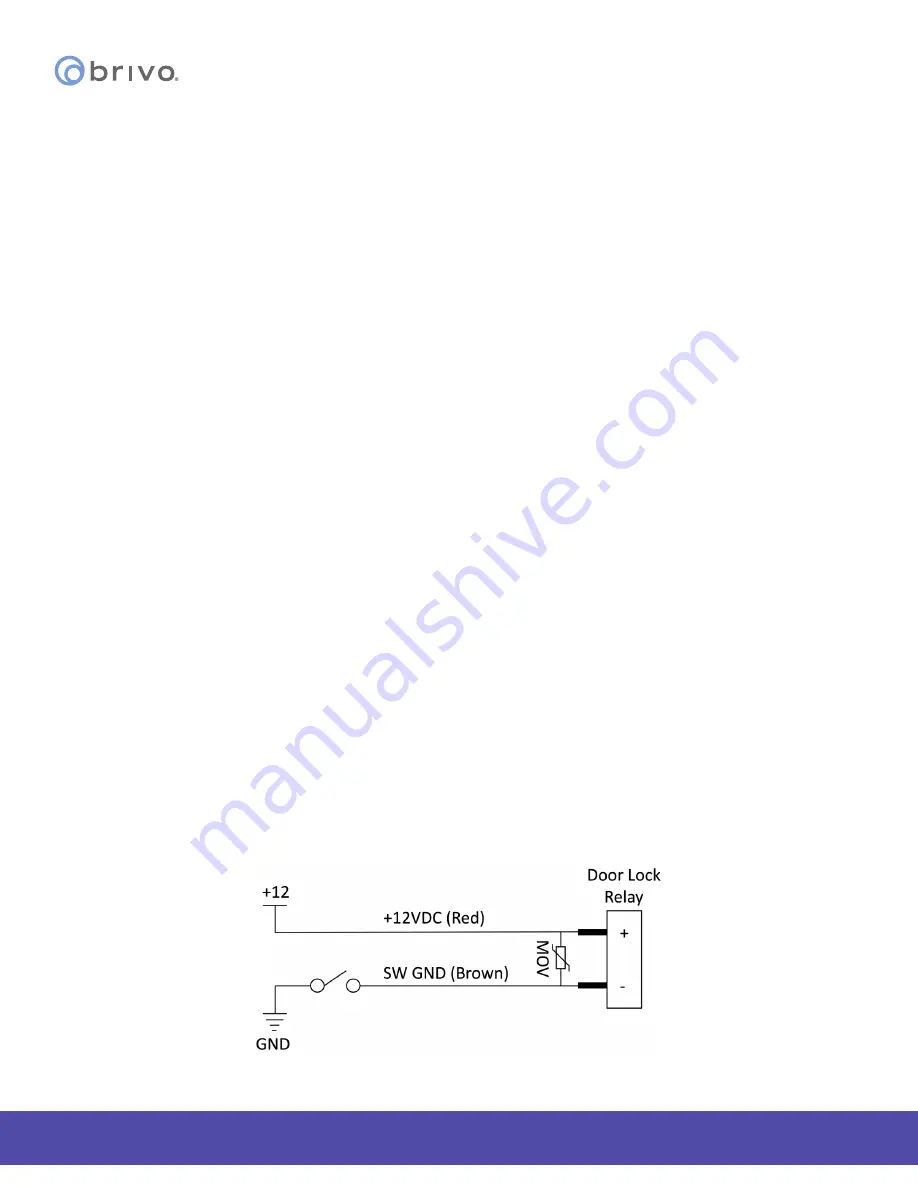 Brivo ACS100 Installation Manual Download Page 13