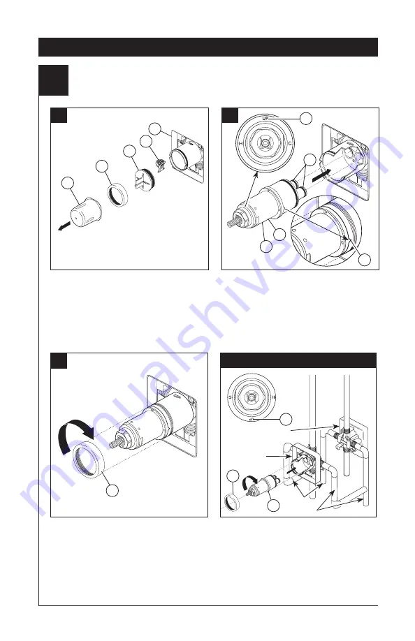 Brizo MultiChoice Virage 60 Series Installation Instructions Manual Download Page 5