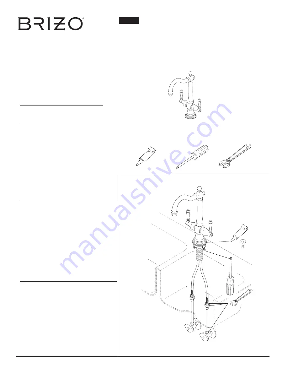 Brizo Tresa 62936LF Series Скачать руководство пользователя страница 3