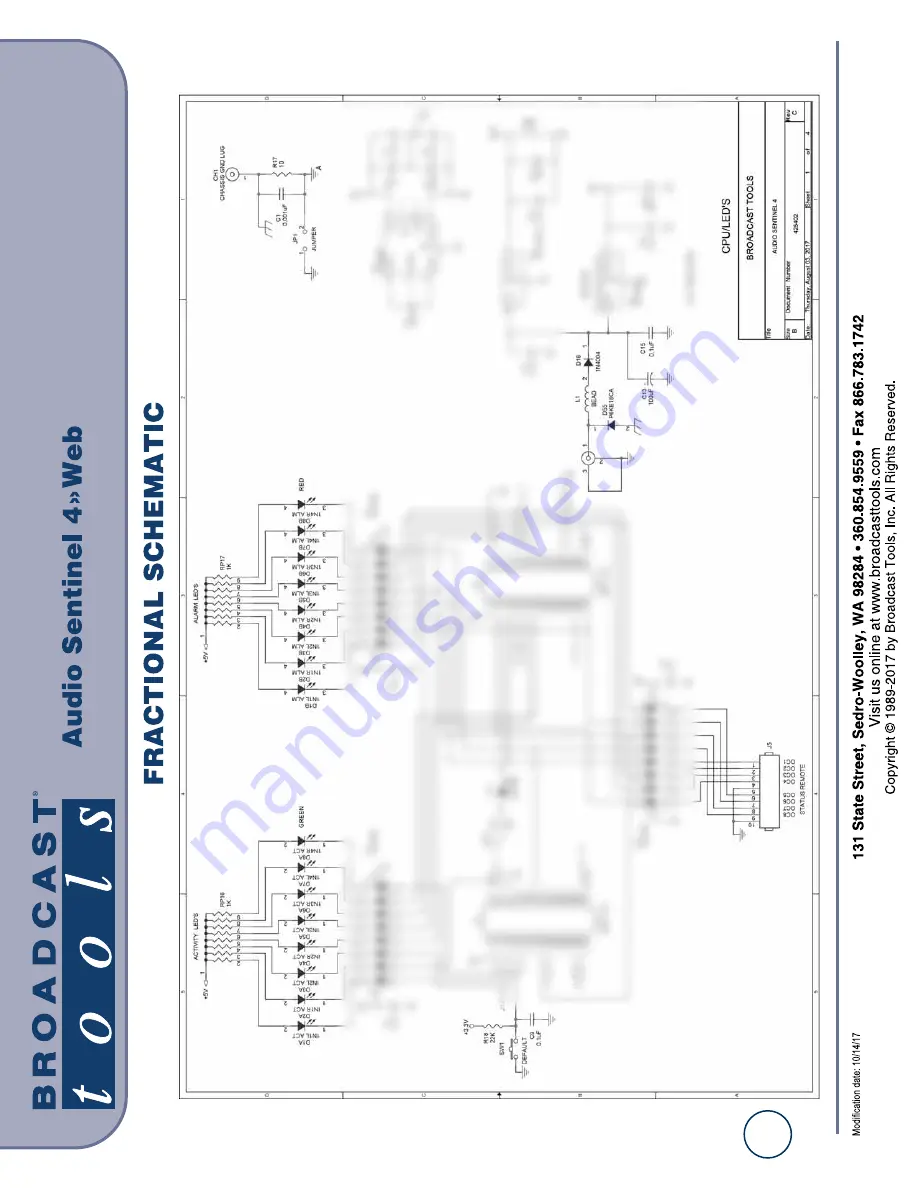 Broadcast Tools Audio Sentinel 4 Web Installation And Operation Manual Download Page 27