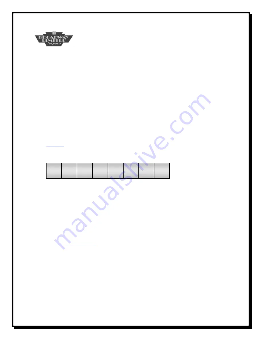 Broadway Limited Paragon 3 Reference Manual Download Page 144