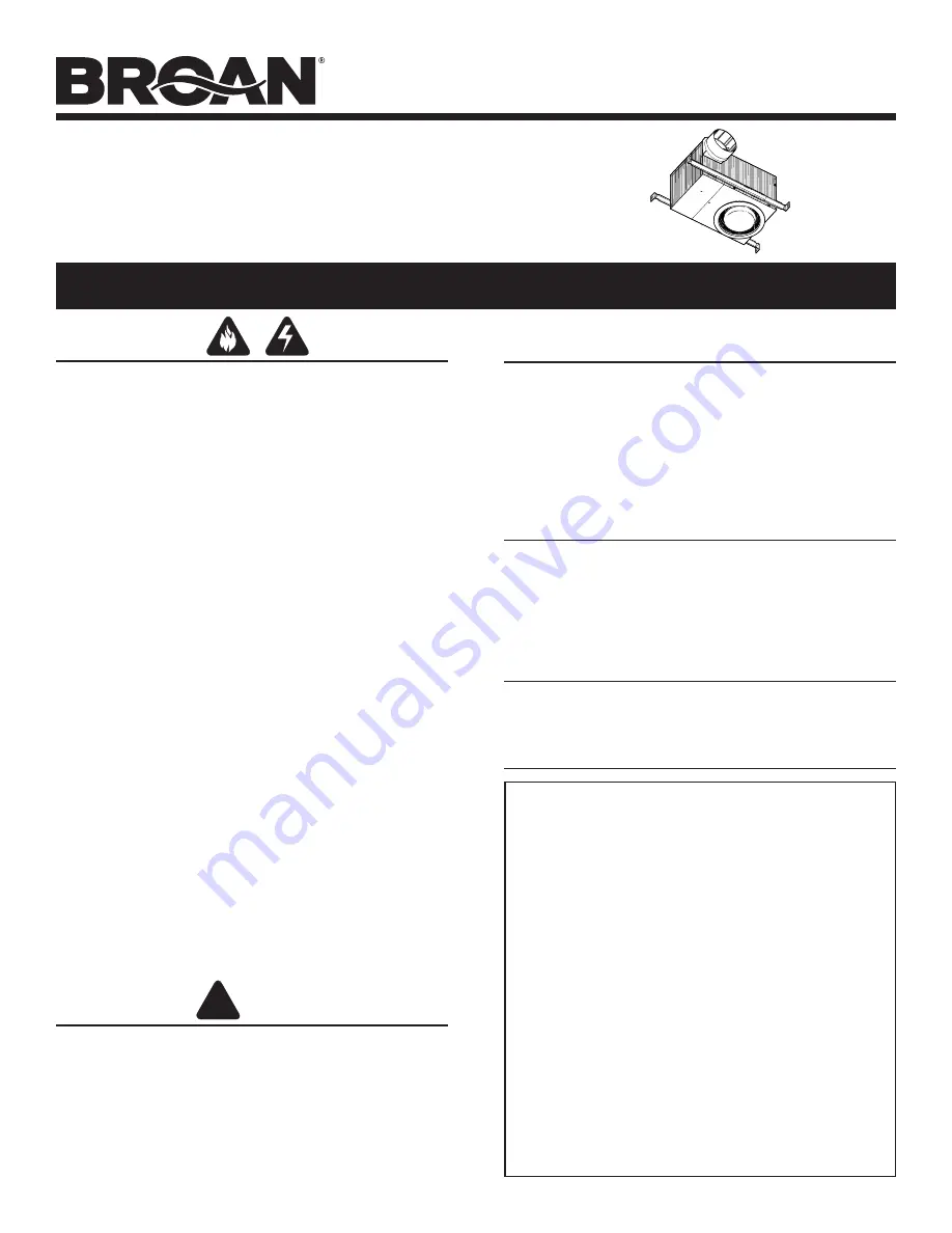 Broan 744LED Скачать руководство пользователя страница 1