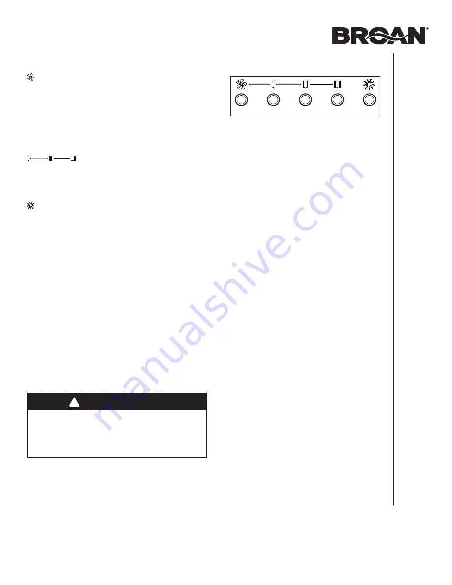 Broan PM390SSP Installation, Use & Care Manual Download Page 17